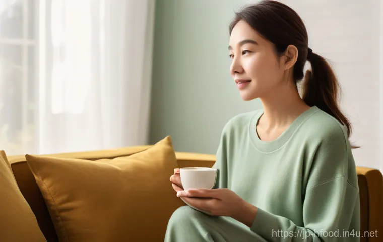 체지방 감소를 돕는 티 추천 - Prompt 1: The Serene Wellness Ritual**