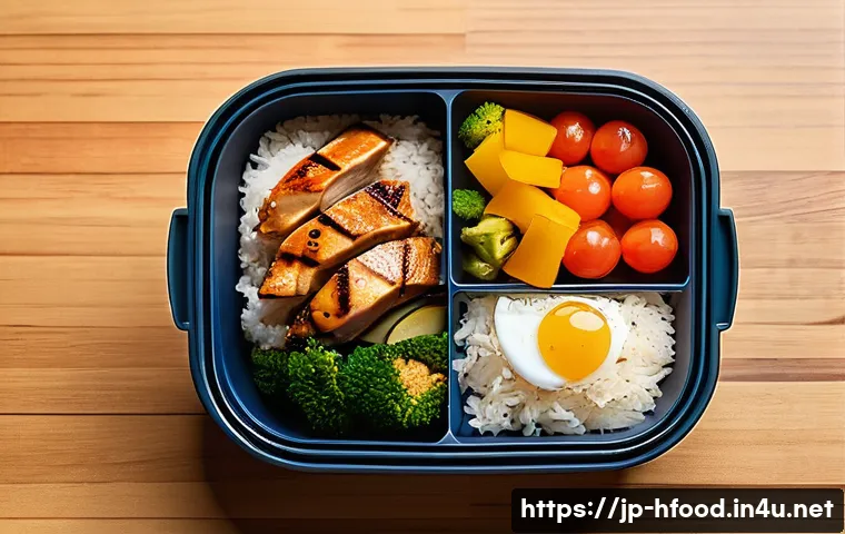 다이어트 도시락 배달 서비스 비교 - A modern Japanese kitchen scene featuring a neatly arranged diet bento delivery meal on a wooden tab...